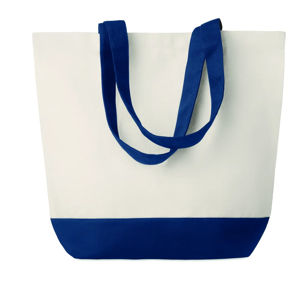 Kleuren Bag · Canvas strandtas 280 g/m² – Blauw