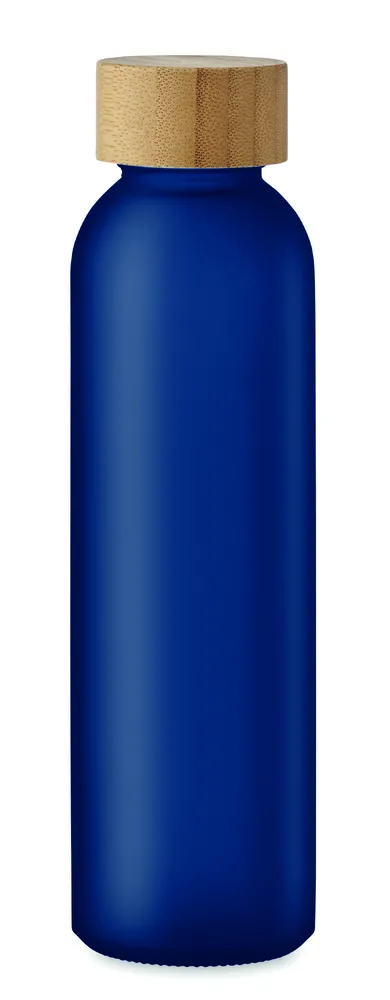 Abe · Matglazen fles 500 ml – Transparant blauw