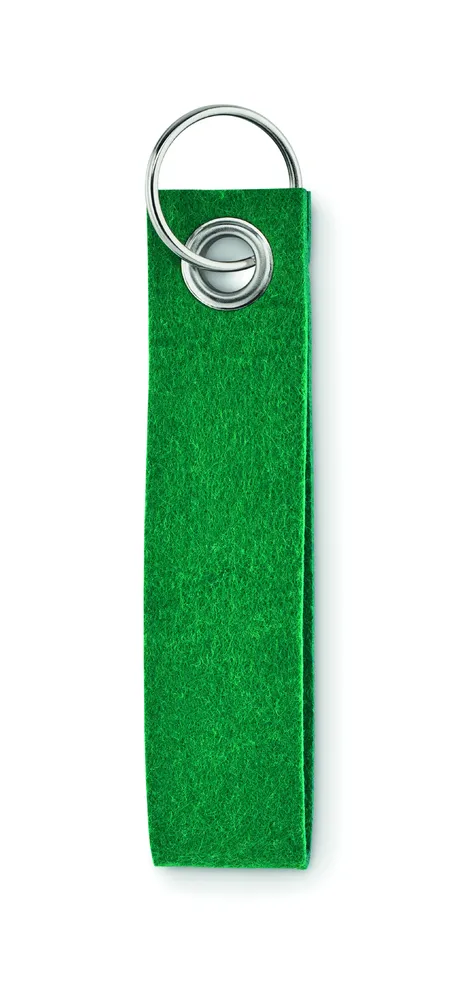Suora · RPET vilten sleutelhanger – Groen