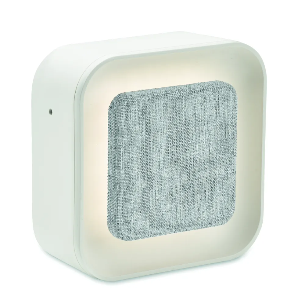 Luce · Gerecyclede ABS/PET wekker – Wit