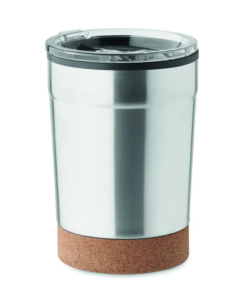 Nomu · Dubbelwandige beker 300ml – Mat zilver