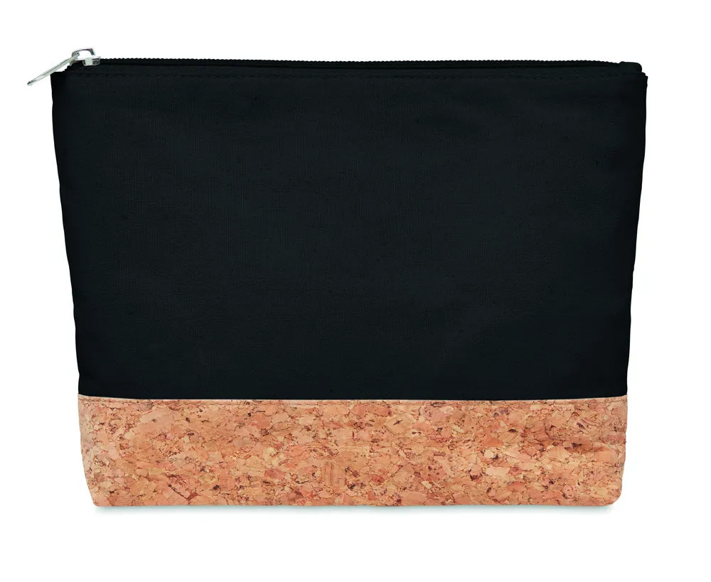 Porto Bag · Katoenen toilettas – Zwart