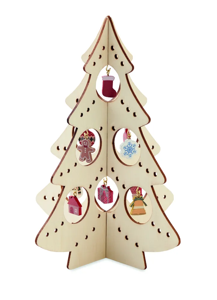 Silueta · Houten kerstboom decoratie – Hout