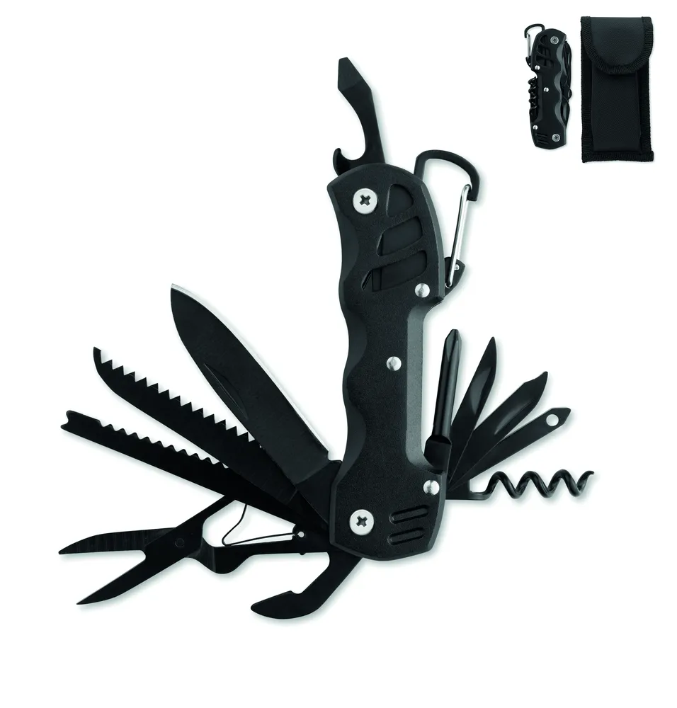 Mytool · 13-in-1 multitool mes – Zwart
