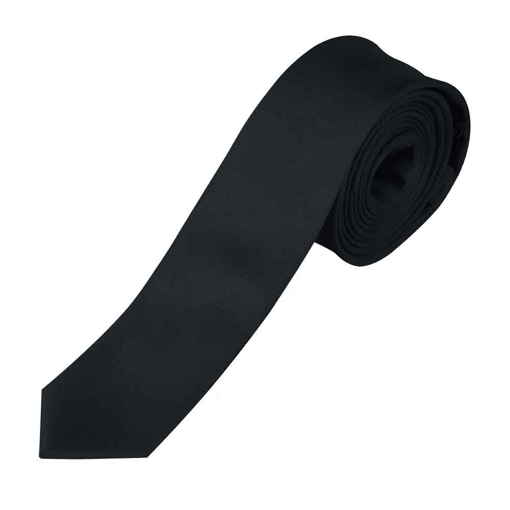 Gatsby Slim Tie Satin 270 – Zwart