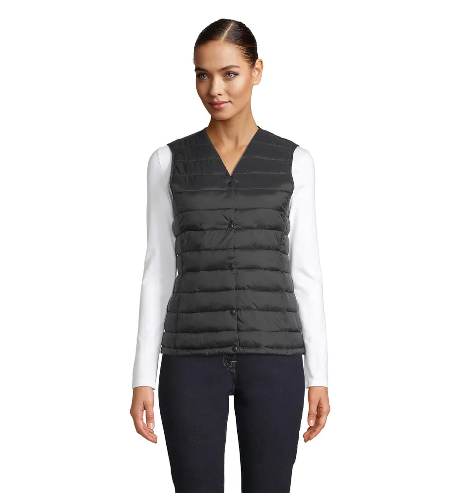 Arthur Women Bodywarmer – Diep zwart