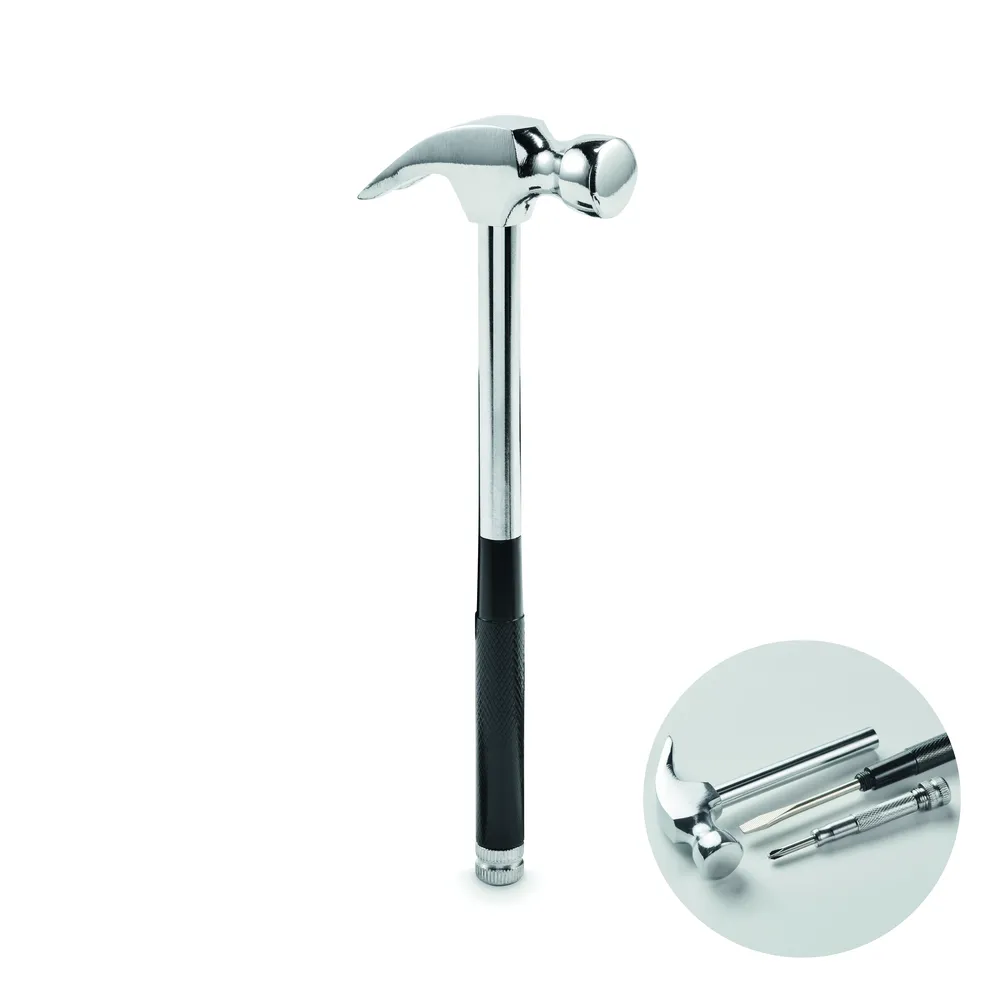 Claw It · Carbonstalen klauw hamer – Zilver