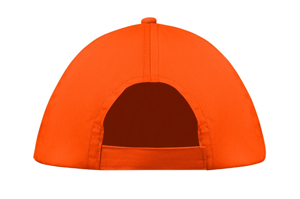 Buzz · 5 panelen baseballpet 160g/m² – Oranje