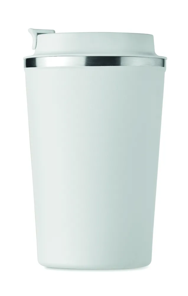Brace · Dubbelwandige drinkbeker – Wit