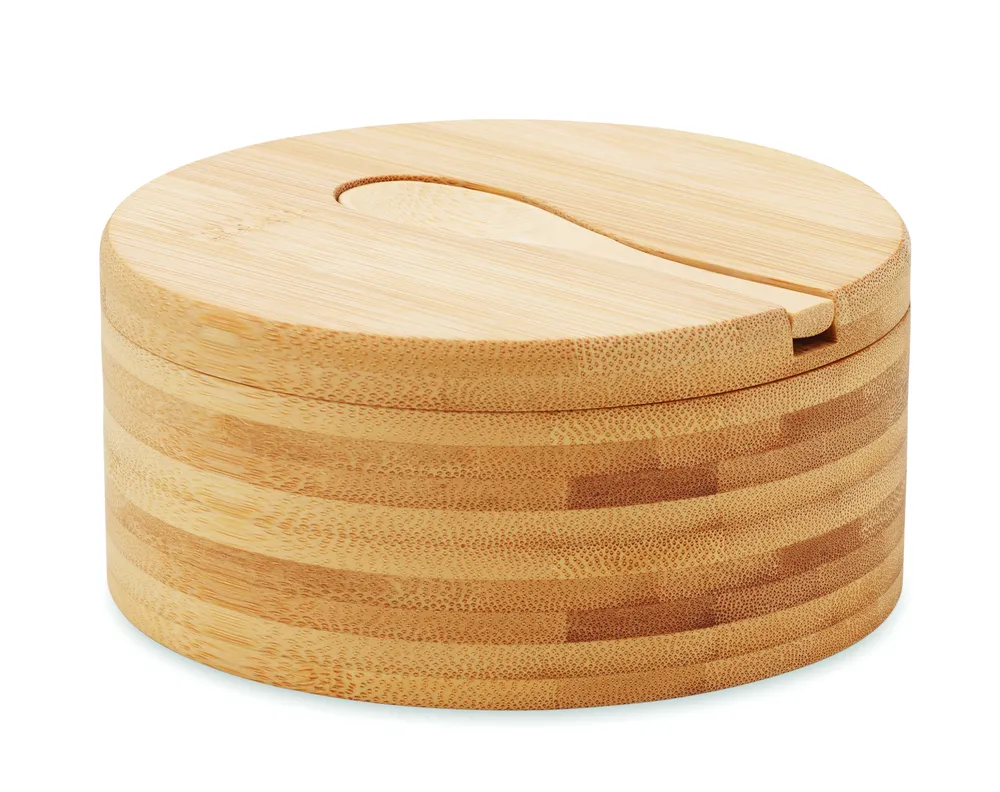 S&P · Peper en zout bamboe doosje – Hout