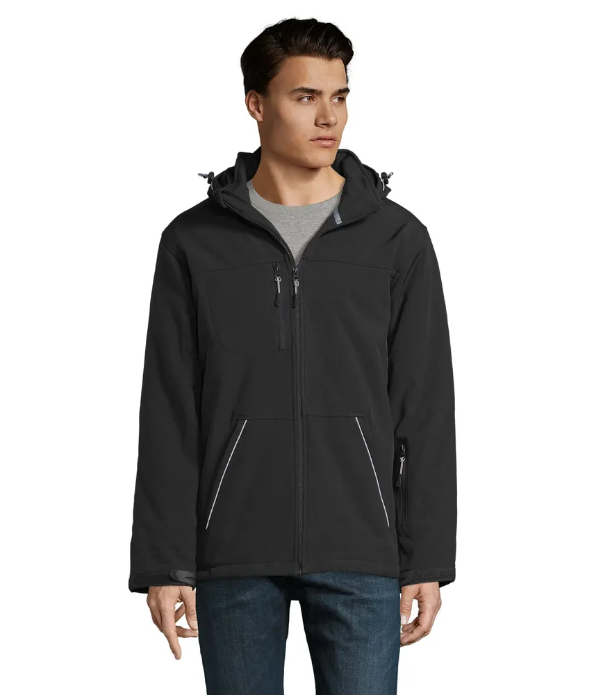 Rock Men Winter Softshell – Zwart