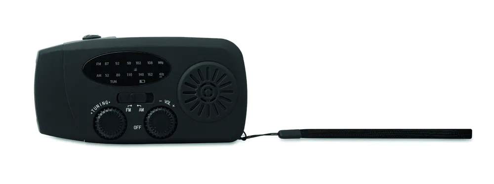 Onda · Draagbare radio met LED lamp Mo2746- – Zwart