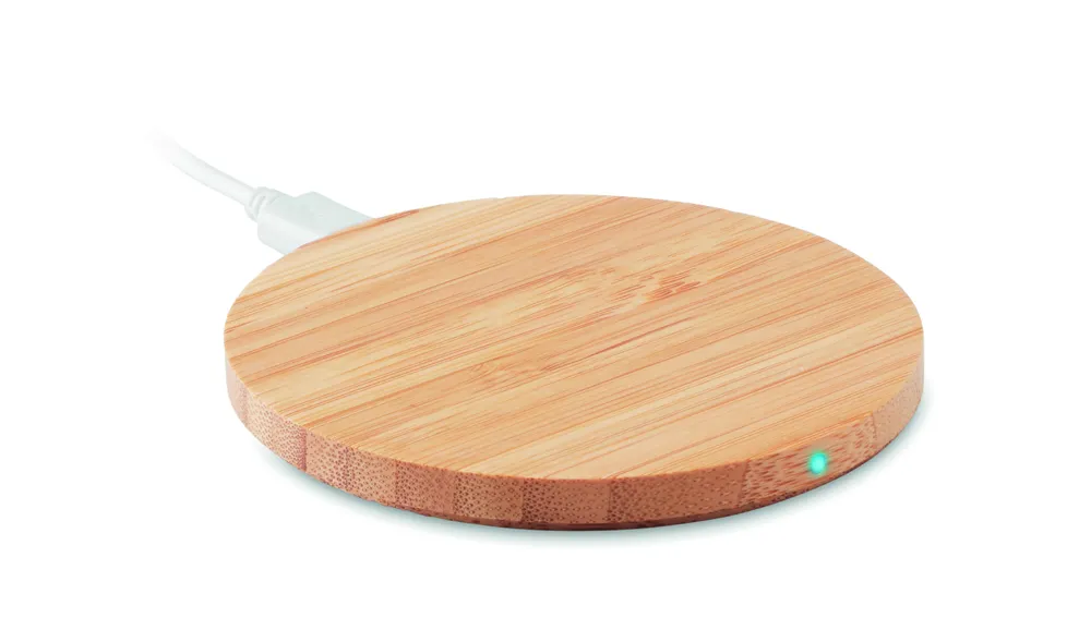 Rundo · Draadloze oplader bamboe – Hout