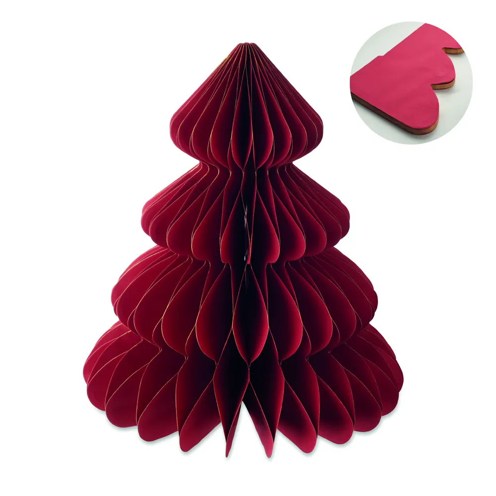 Harmobig · Kerstboomdecoratie van papier – Rood
