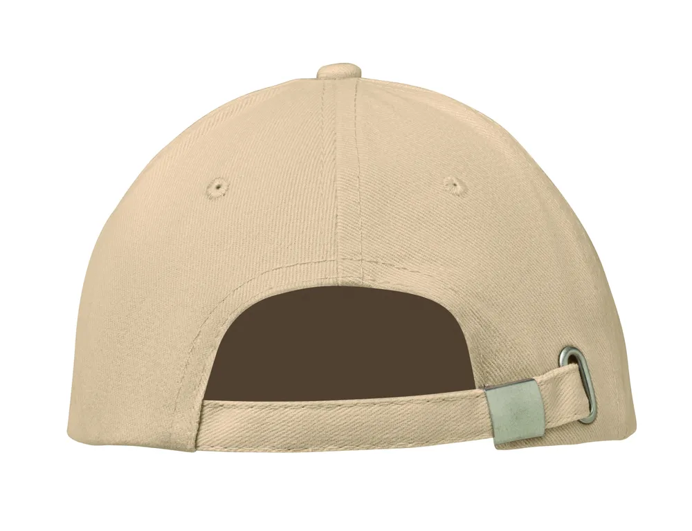 Buffalo · 6 panelen baseballpet 260g/m² – Beige