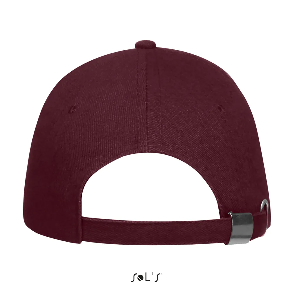 Buffalo Six Panel Cap – Burgundy