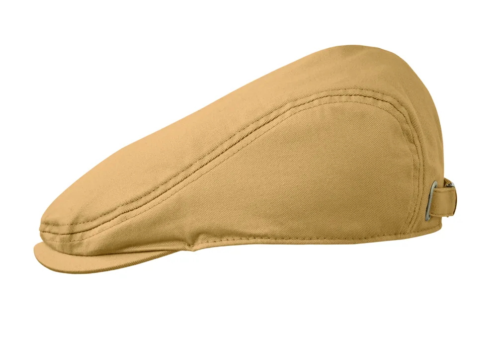 Flat Peak · Newsboy platte pet 235g/m² – Khaki