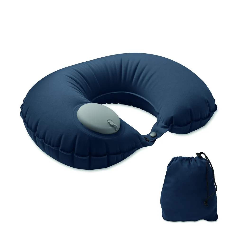Heddow · Snel opblaasbaar reiskussen – Blauw