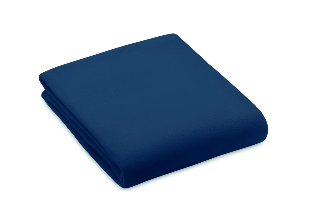 Bogda · RPET fleece deken 130gr/m² – Blauw