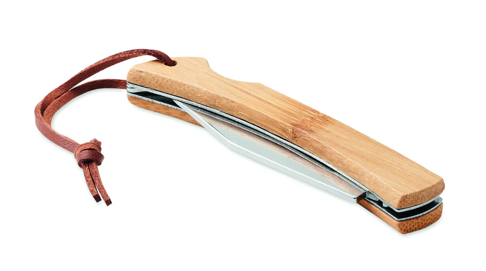 Mansan · Opvouwbaar mes in bamboe – Hout