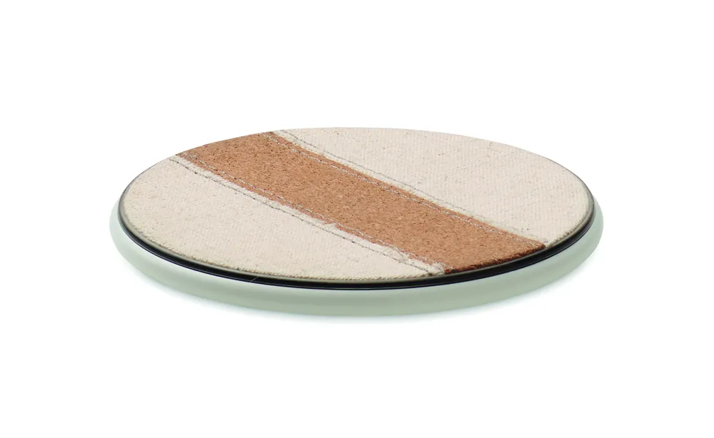 Cortless · Draadloze oplader van kurk 15W – Wit