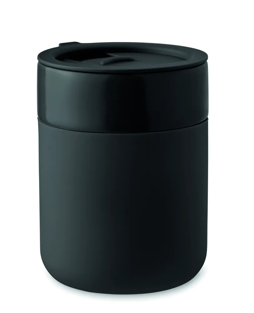 Qeram · Keramische beker 330ml – Zwart