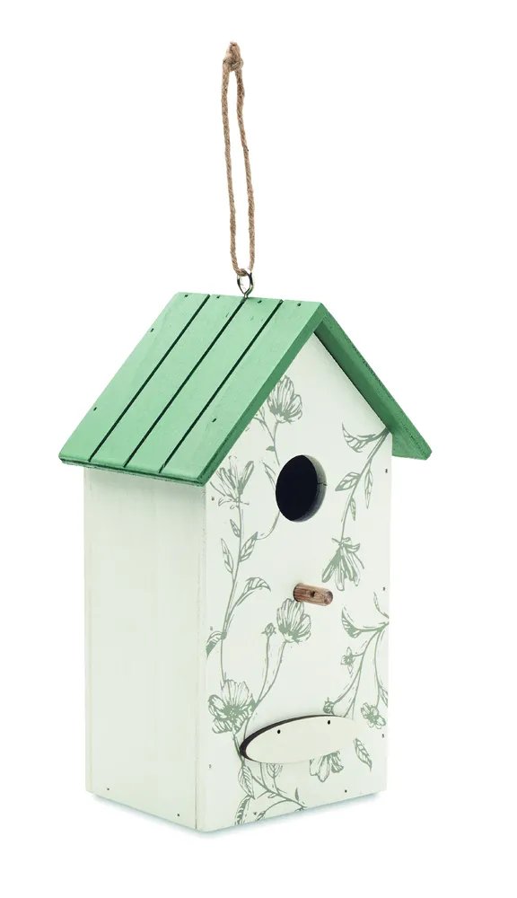 Greenjay · Vogelhuisje van multiplex – Wit