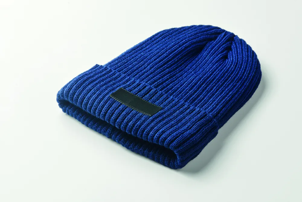 Anvik · 3M gebreide muts met boord – Blauw