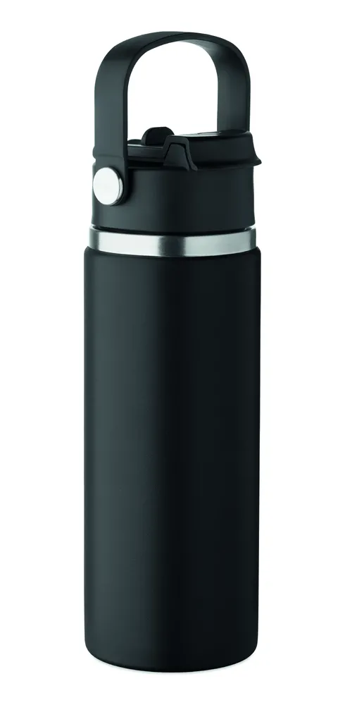 Suma Grip · Dubbelwandige fles 500ml – Zwart