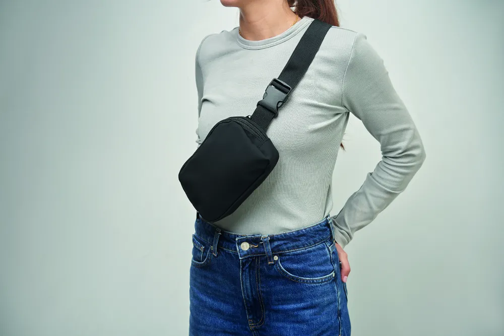Korovin Waist · Heuptas van 210D polyester – Zwart