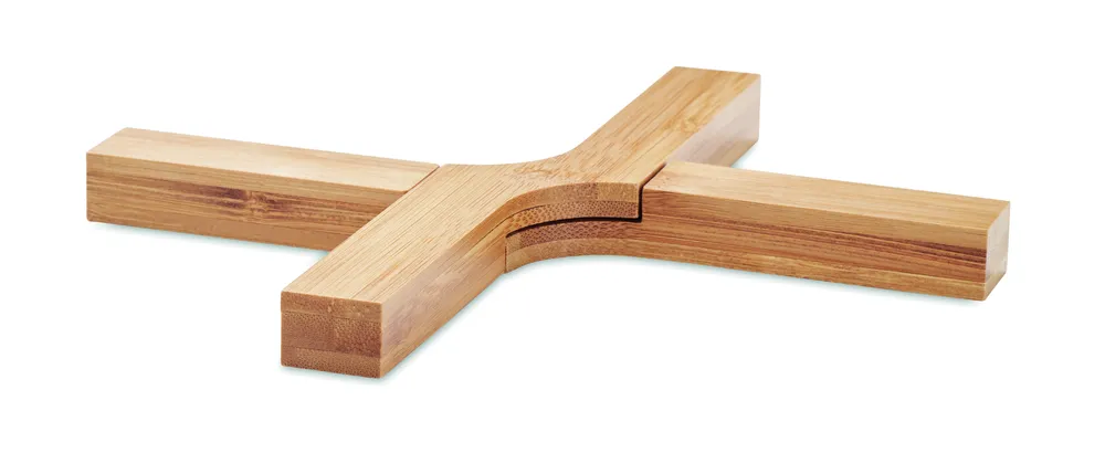 Imba · Opvouwbare bamboe onderzetter – Hout