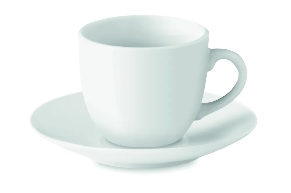 Espresso · Kop en schotel 80 ml – Wit