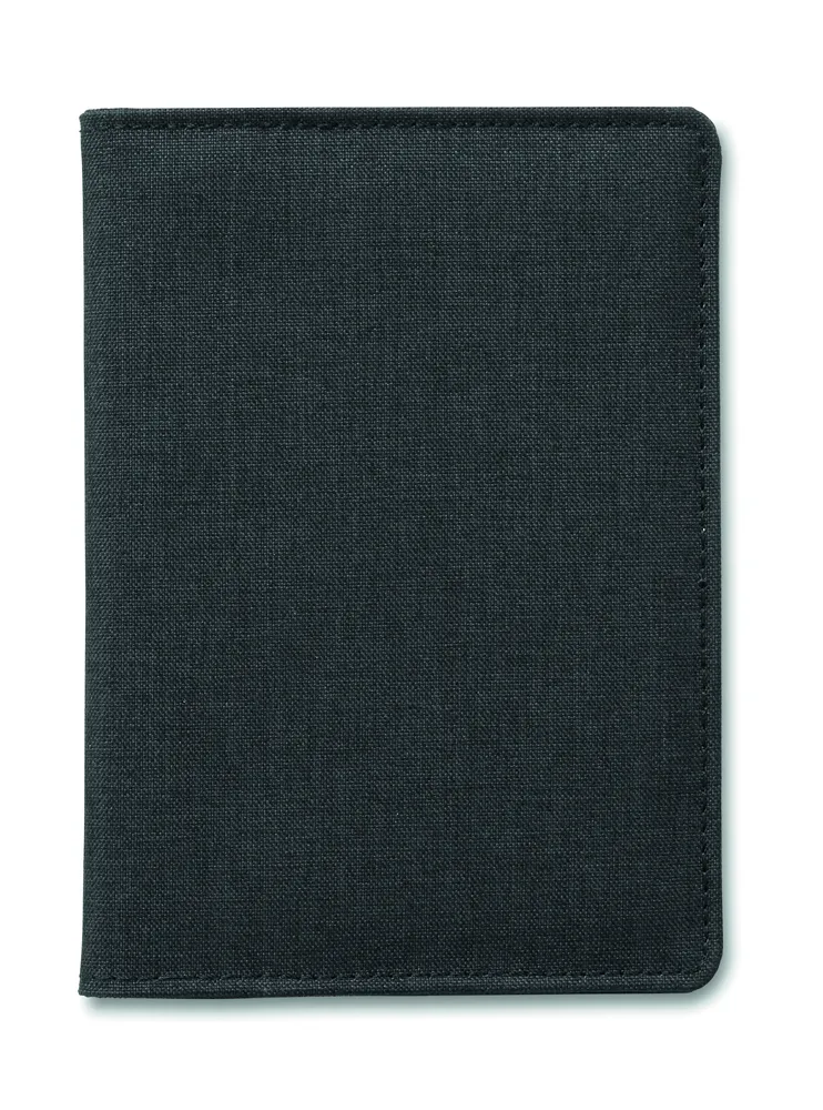 Shieldoc · Paspoort etui, 2 tone – Zwart