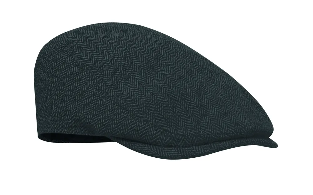 Blind Peak · Newsboy platte pet 335g/m² – Zwart