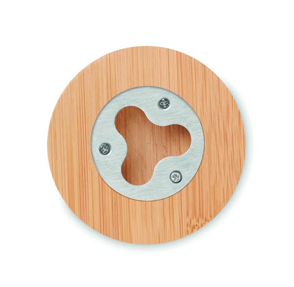 Dakai · Bamboe onderzetter met opener – Hout