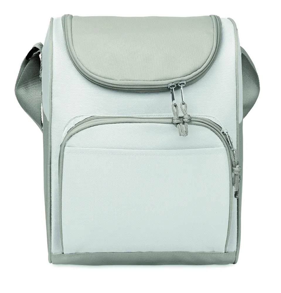 Zipper · Koeltas met voorvak – Wit