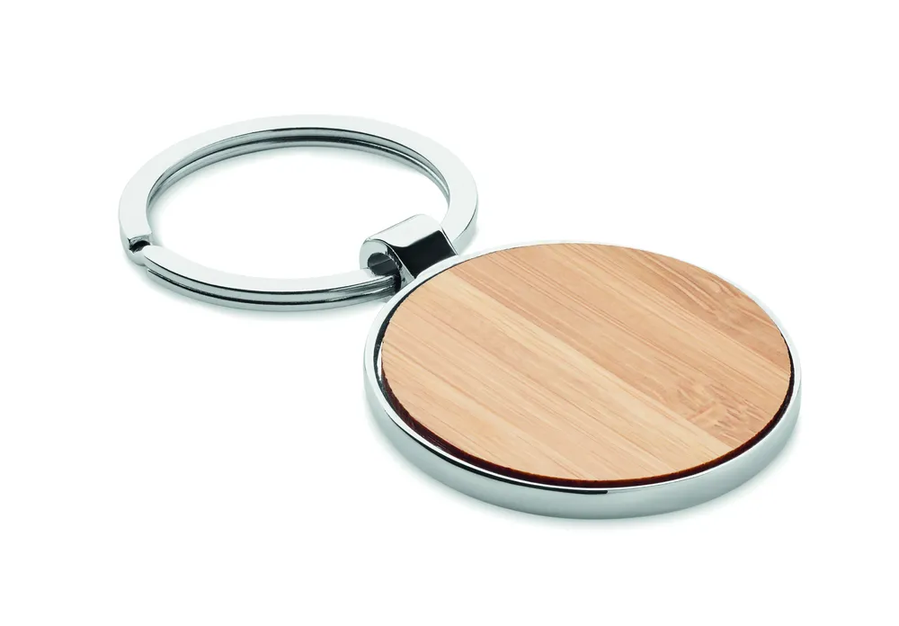 Ballarat · Bamboe sleutelhanger rond – Hout