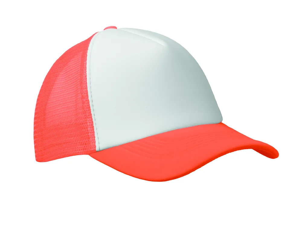 Bubble · 5 panelen trucker pet – Neon oranje