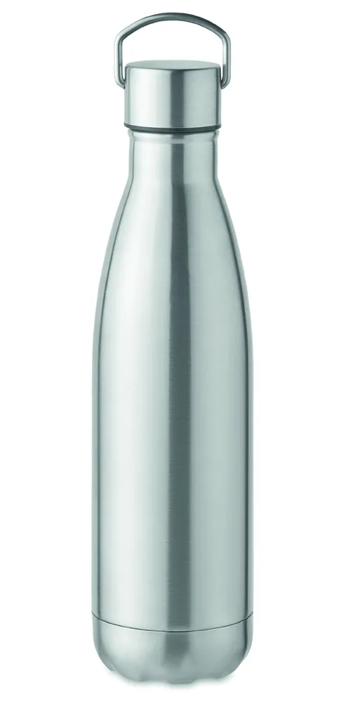 Manoa · Dubbelwandige fles 500 ml – Mat zilver