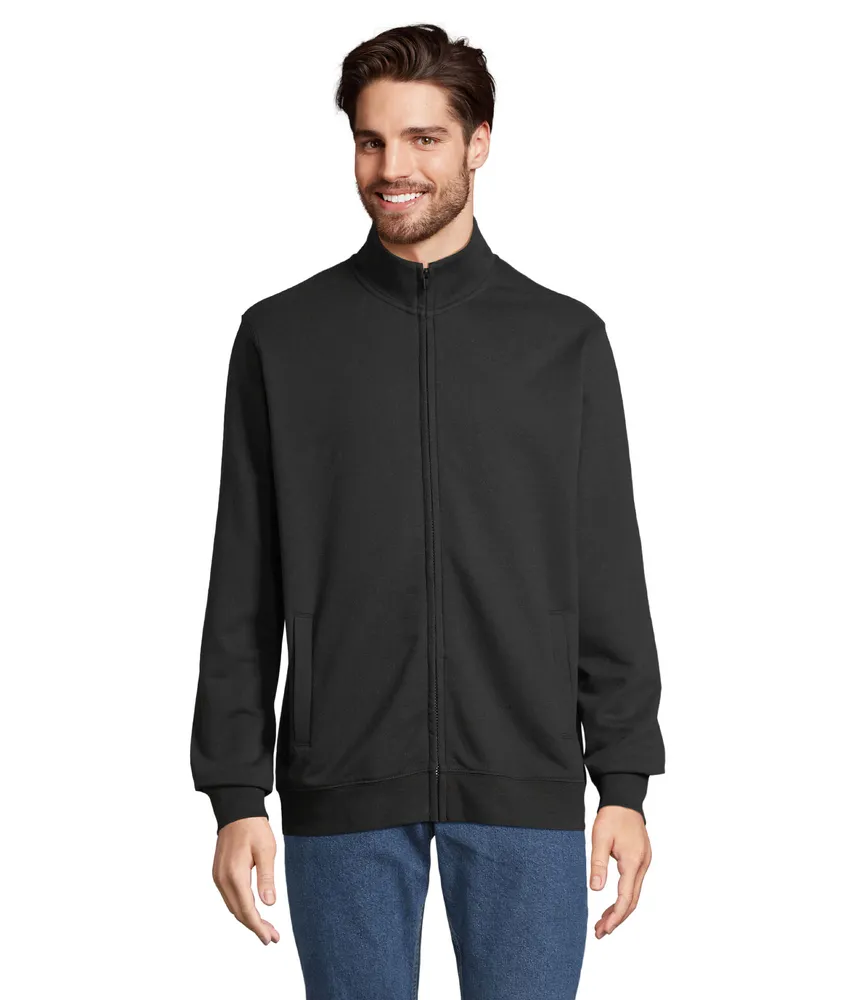 Cooper Sweater Met Rits – Zwart