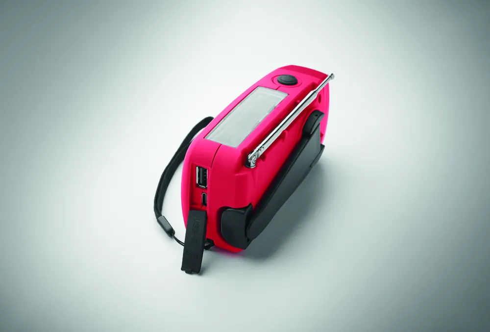 Onda · Draagbare radio met LED lamp Mo2746- – Rood
