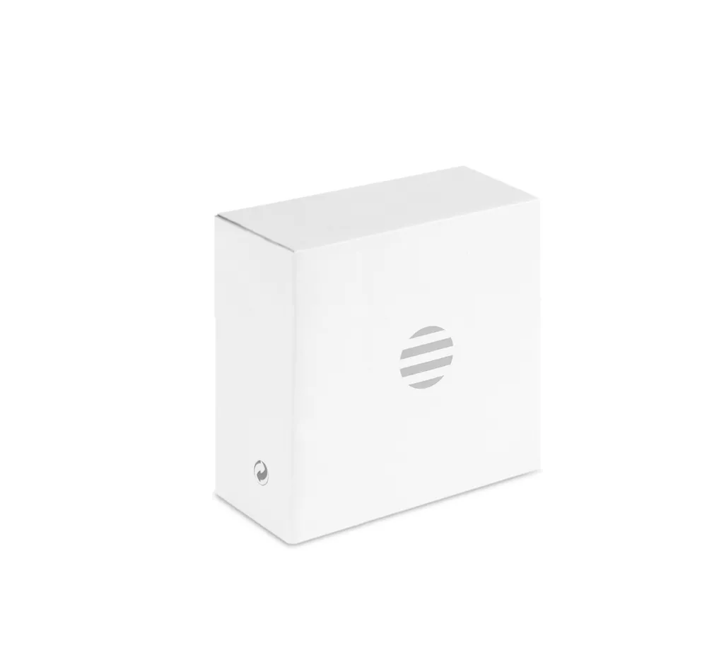 Luce · Gerecyclede ABS/PET wekker – Wit