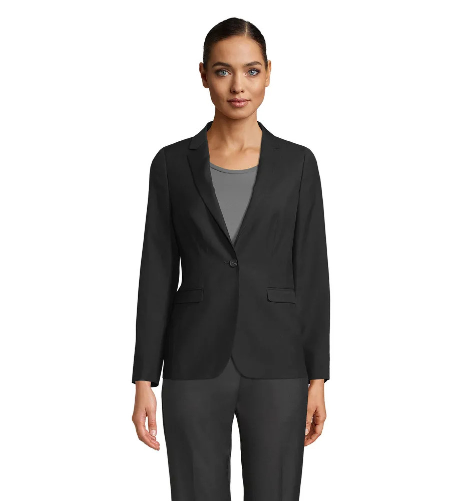 Marius Women Suit Jacket – Diep zwart
