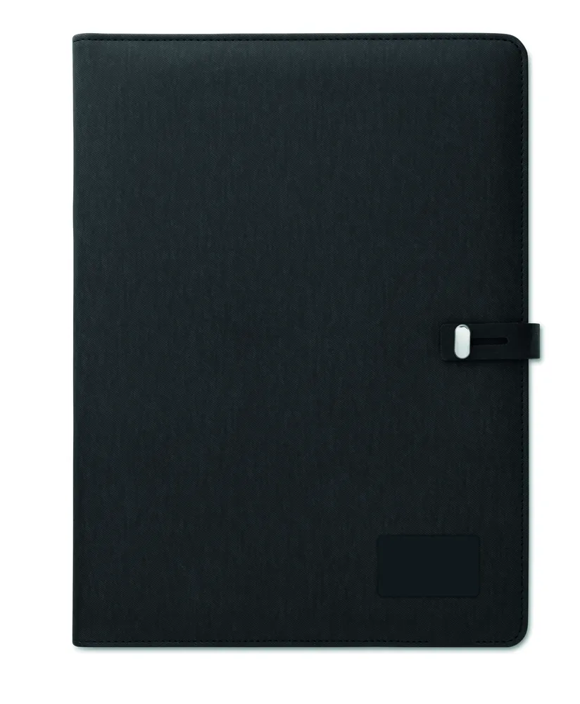 Smartfolder · A4 schrijfmap – Zwart