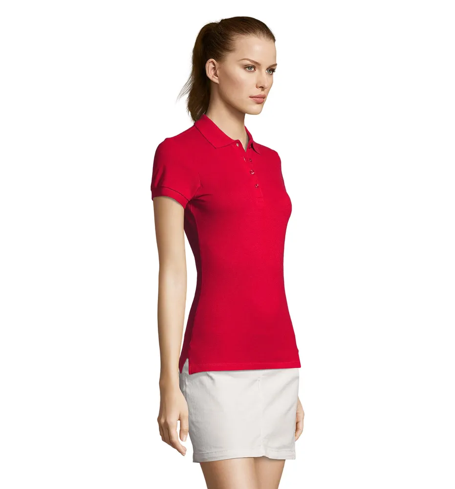 Passion dames polo 170g – Rood