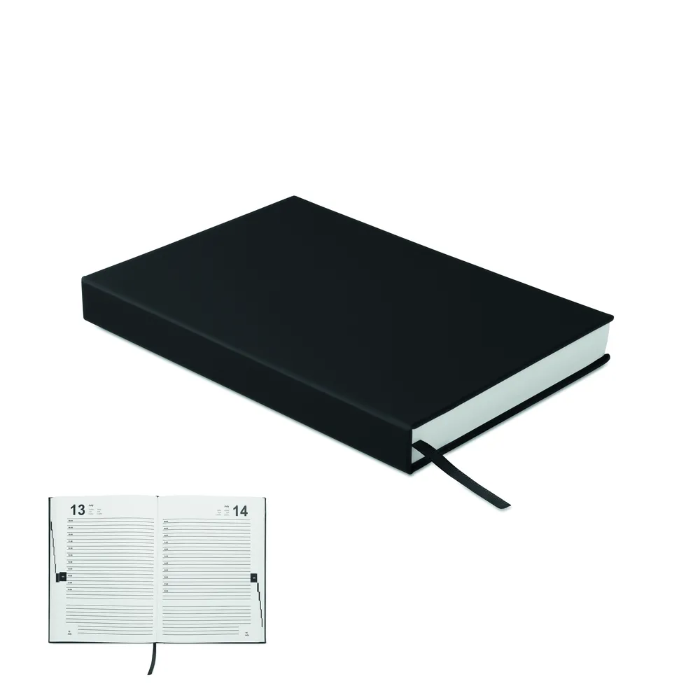 Routine · A5 dagplanner ongedateerd – Zwart