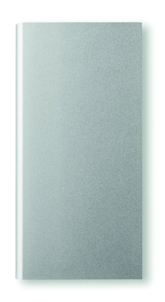 Solar Powerflat · PowerBank 8000 mAh – Mat zilver