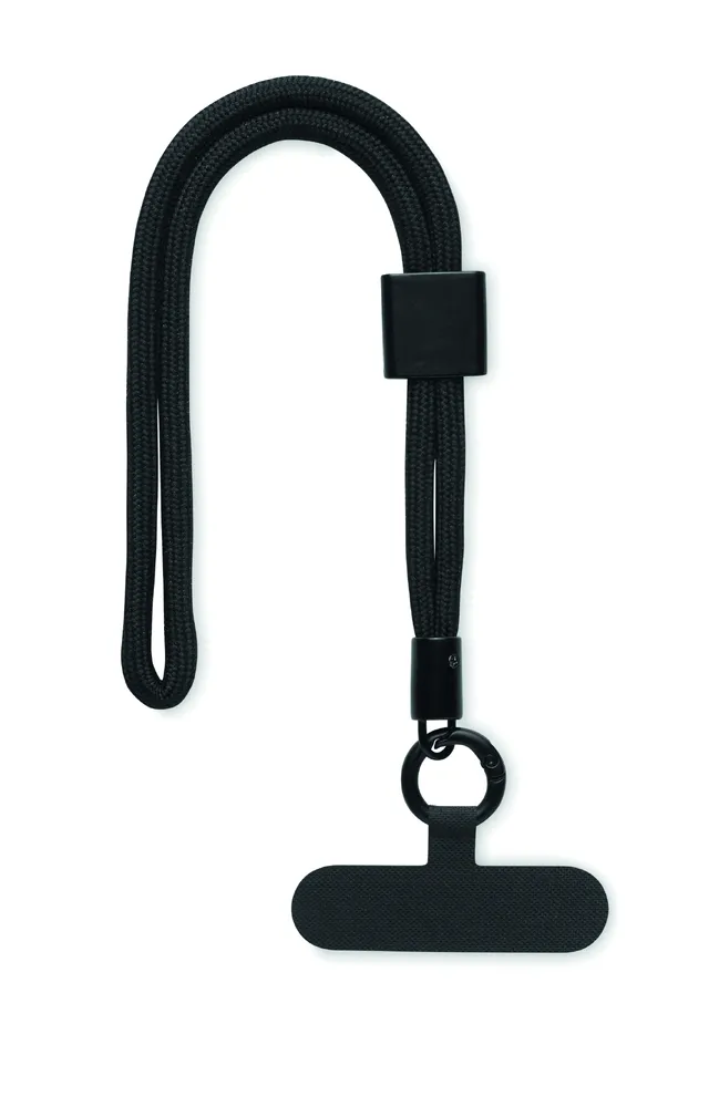 Nonette Wrist · Telefoon polskoord RPET – Zwart