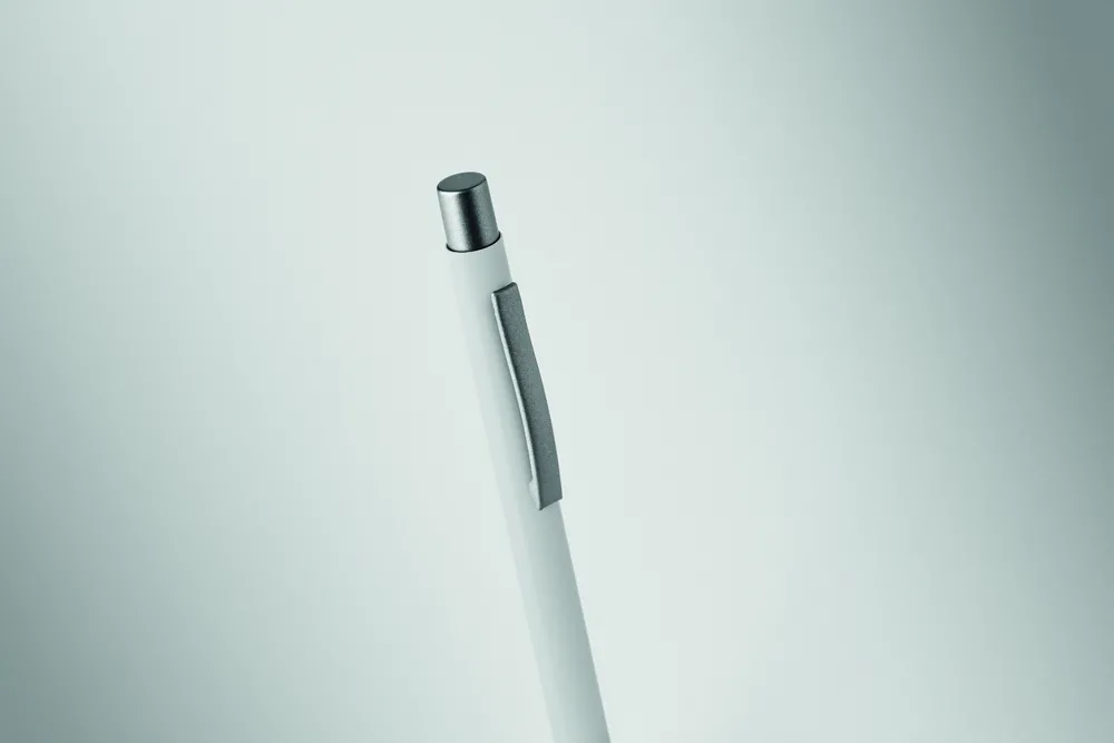Nali · Gerecyclede aluminium balpen – Wit