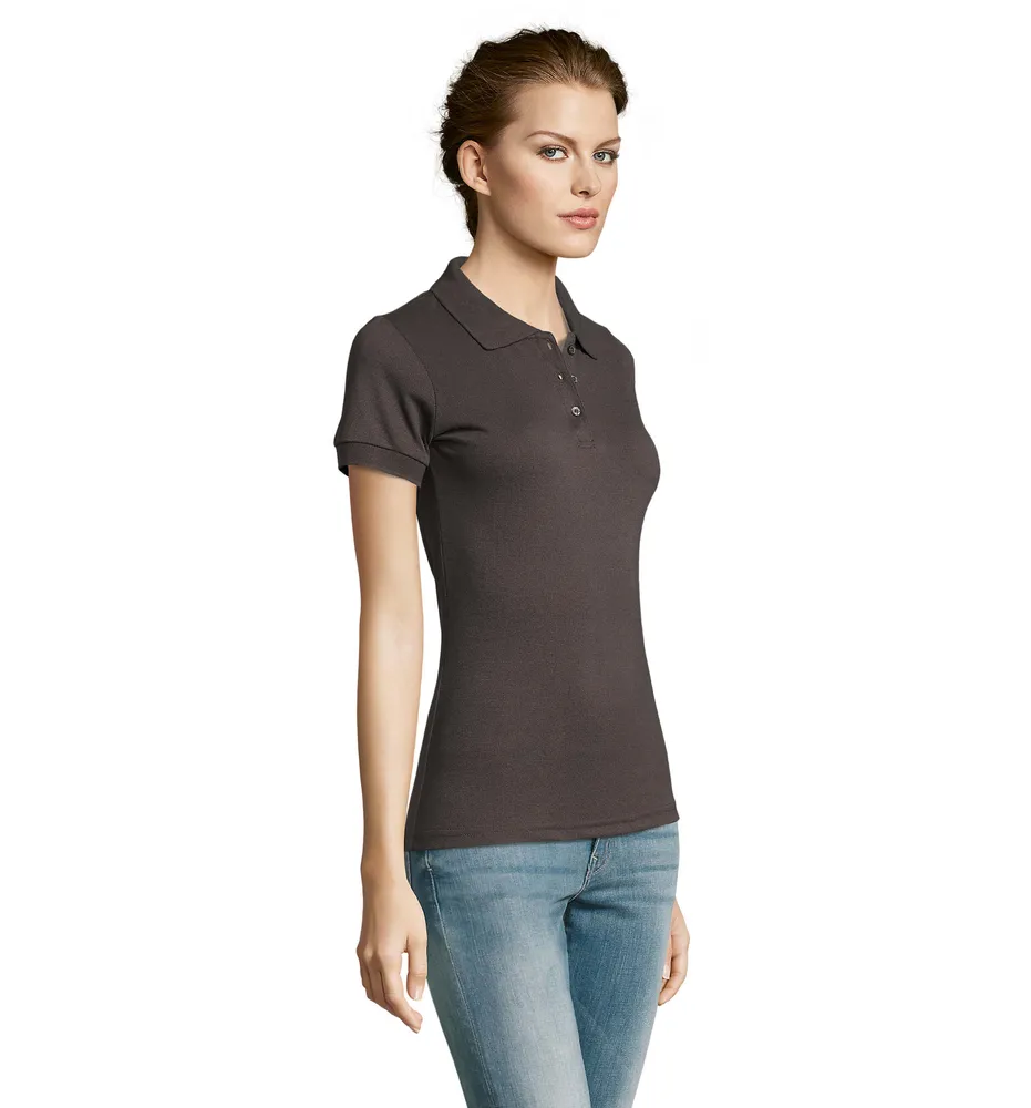 Prime Women · Prime dames polo200g – Donker grijs